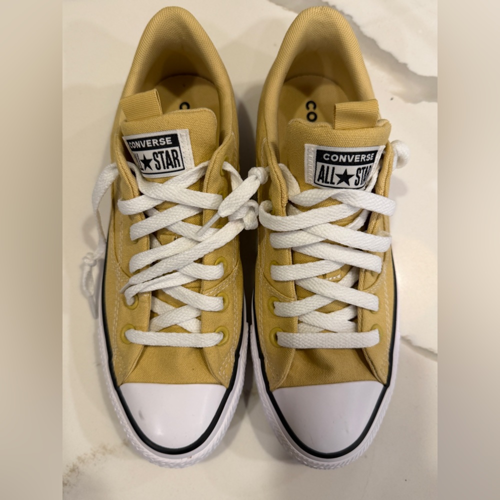 Converse All Star Womens Sneakers in Bright Yellow